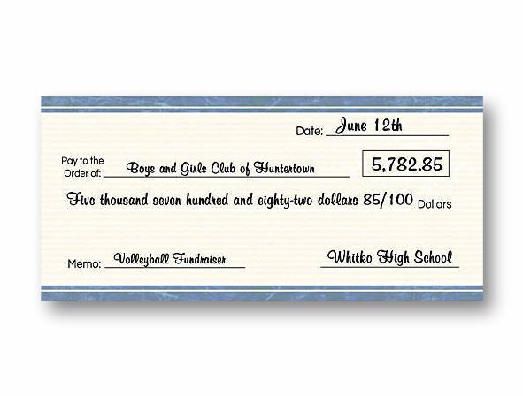 Giant Check