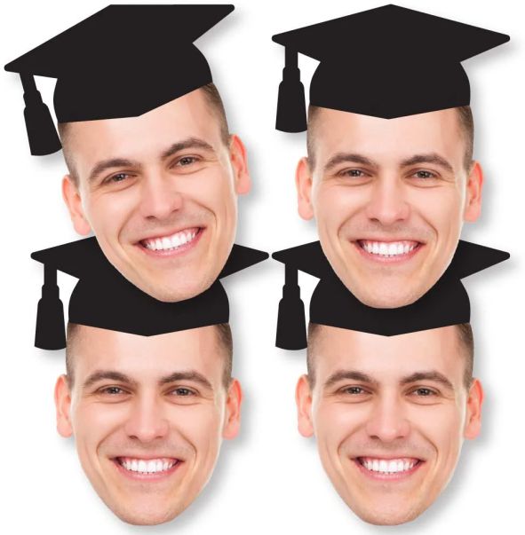 Grad Cap Fan Face